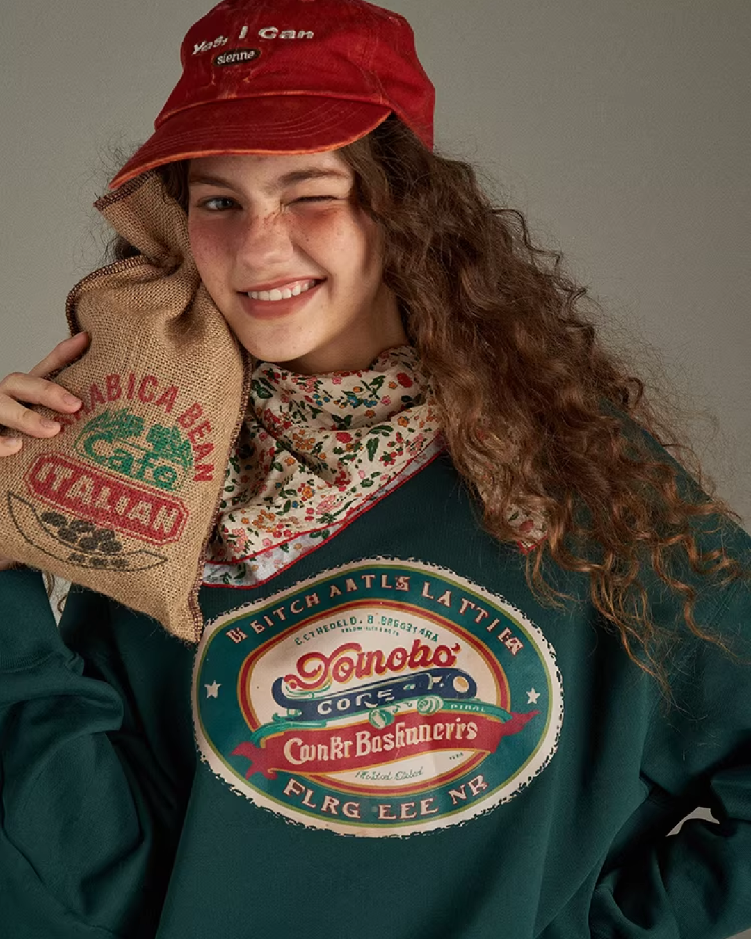 Chest Print Sweatshirt LG0033