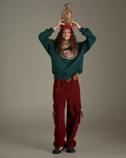 Chest Print Sweatshirt LG0033