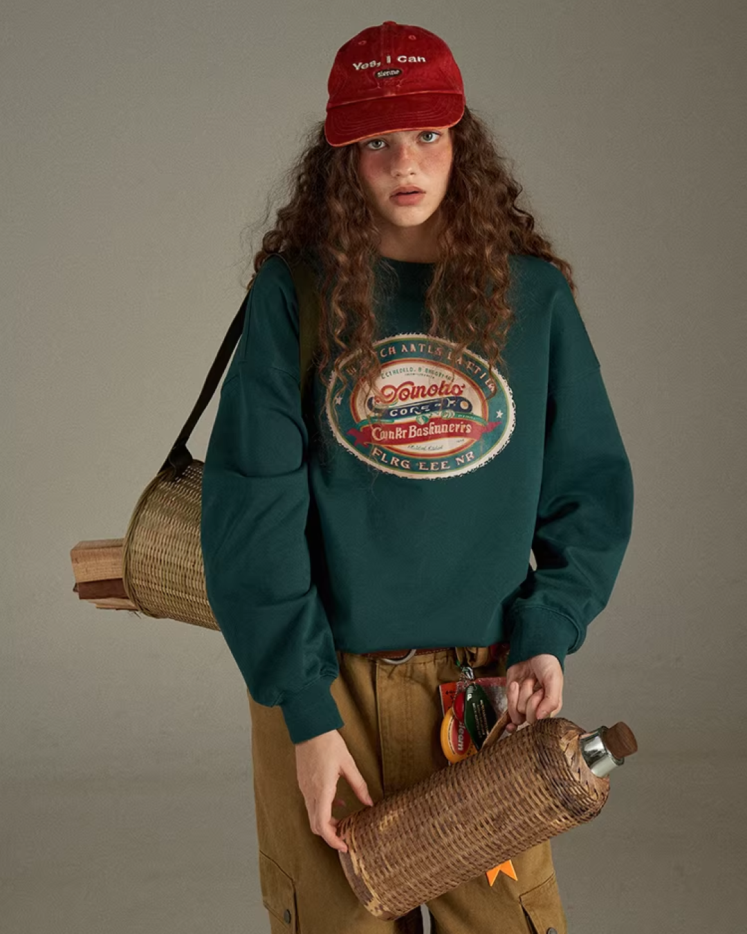 Chest Print Sweatshirt LG0033