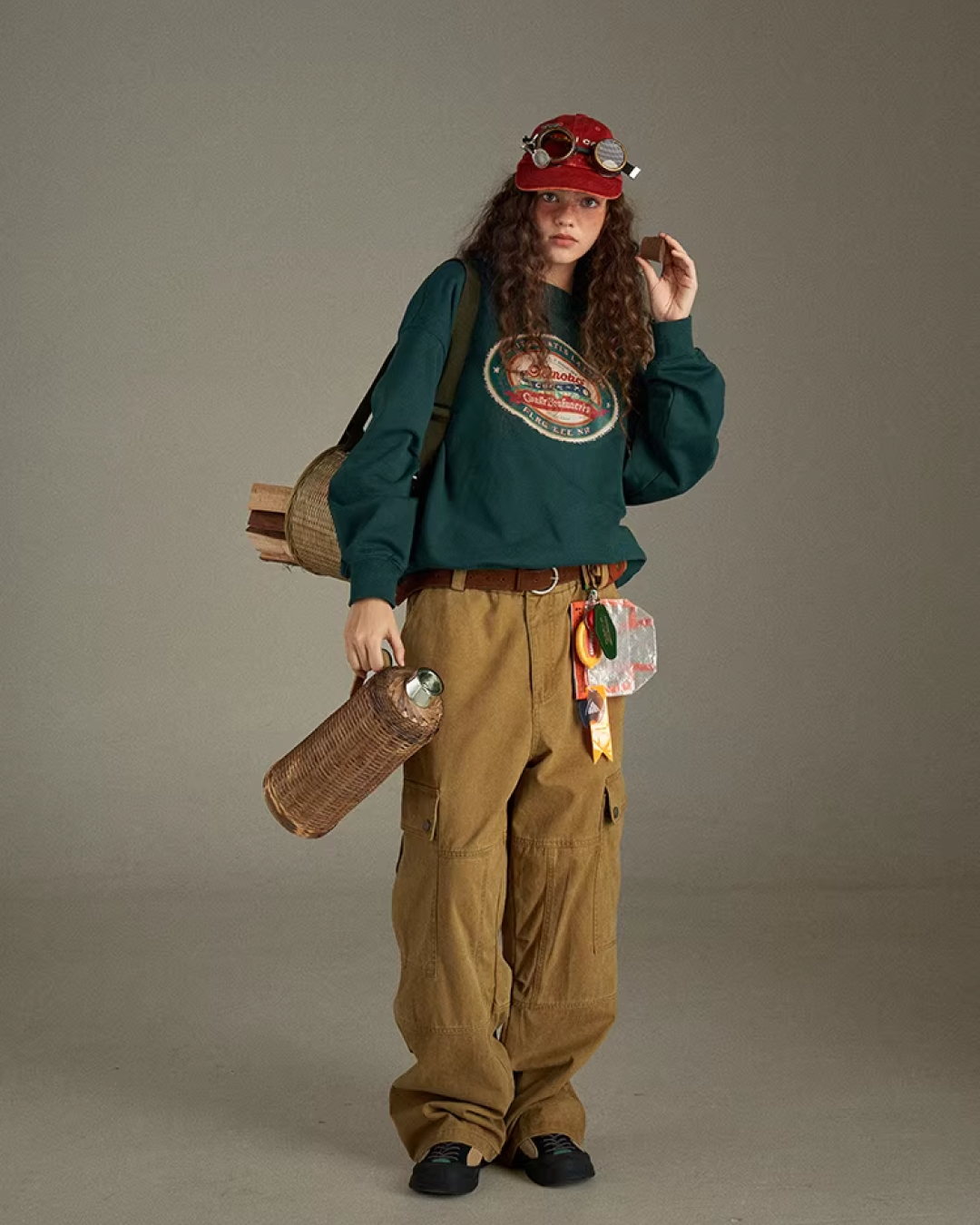 Chest Print Sweatshirt LG0033