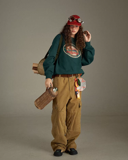 Chest Print Sweatshirt LG0033