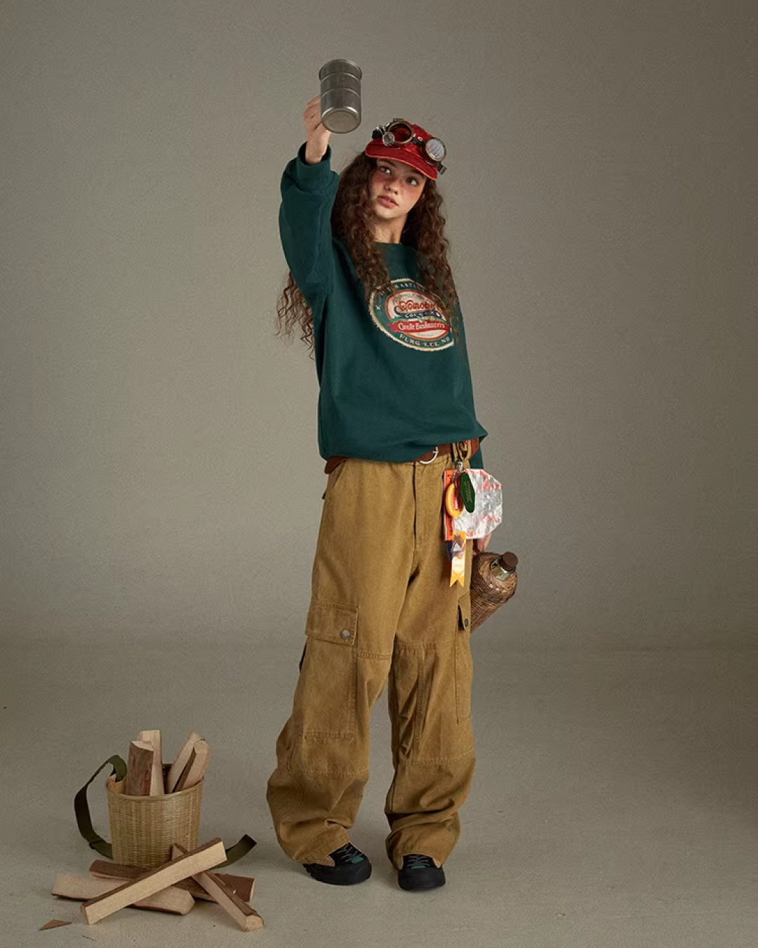 Chest Print Sweatshirt LG0033