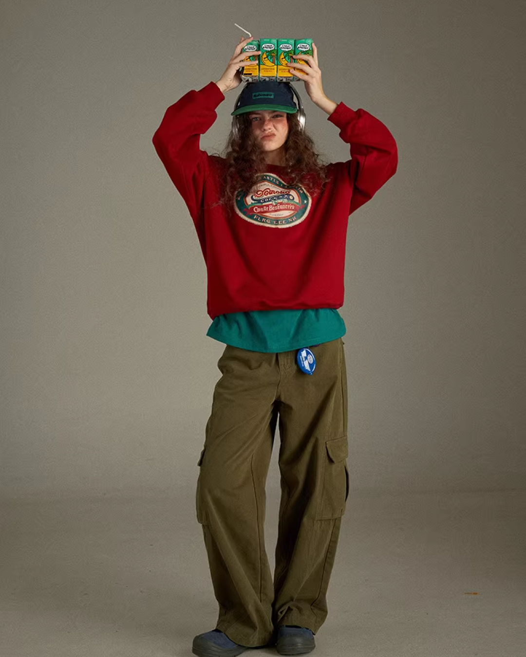 Chest Print Sweatshirt LG0033