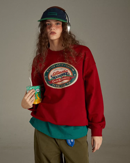 Chest Print Sweatshirt LG0033