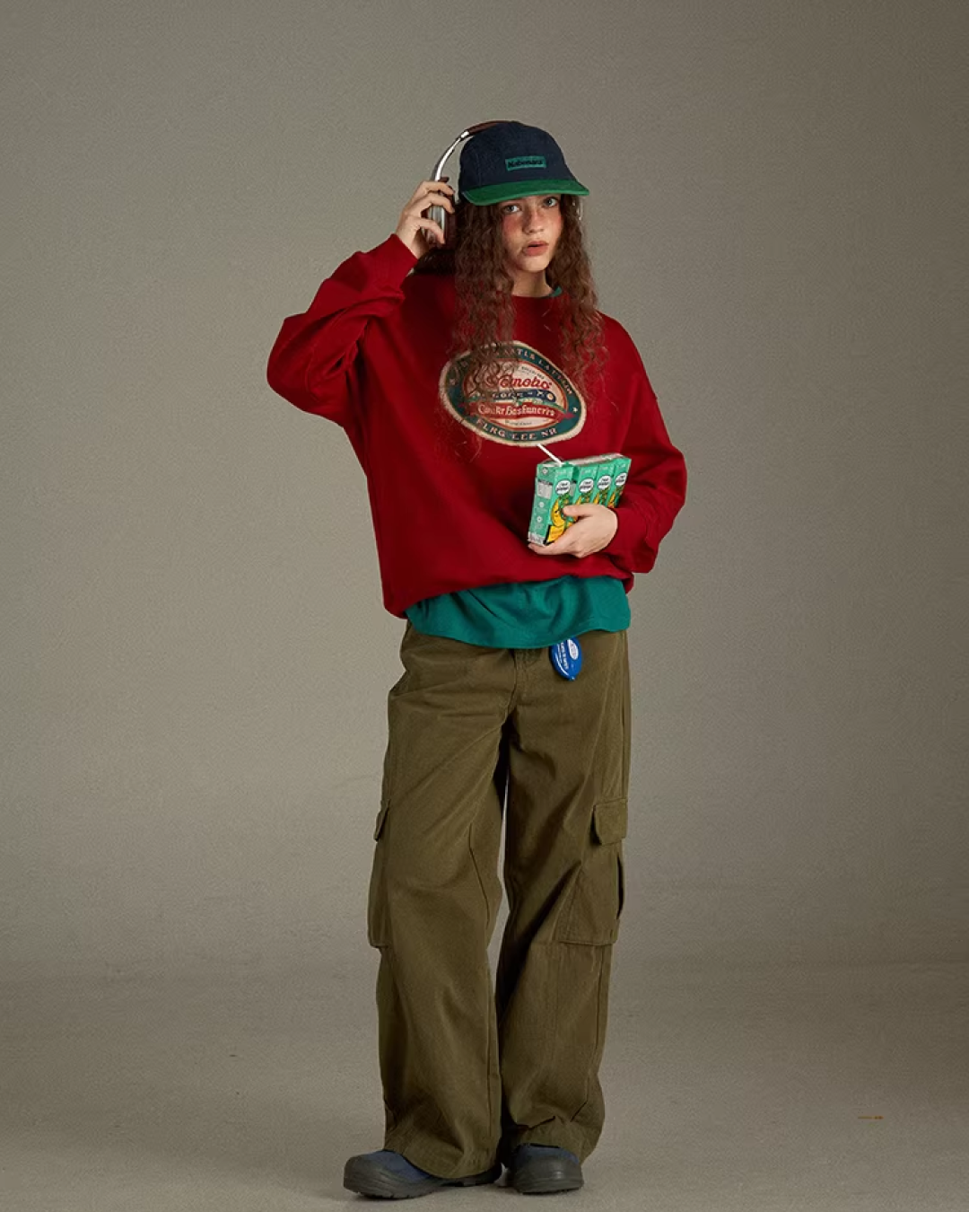 Chest Print Sweatshirt LG0033