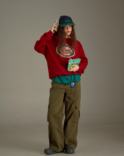 Chest Print Sweatshirt LG0033