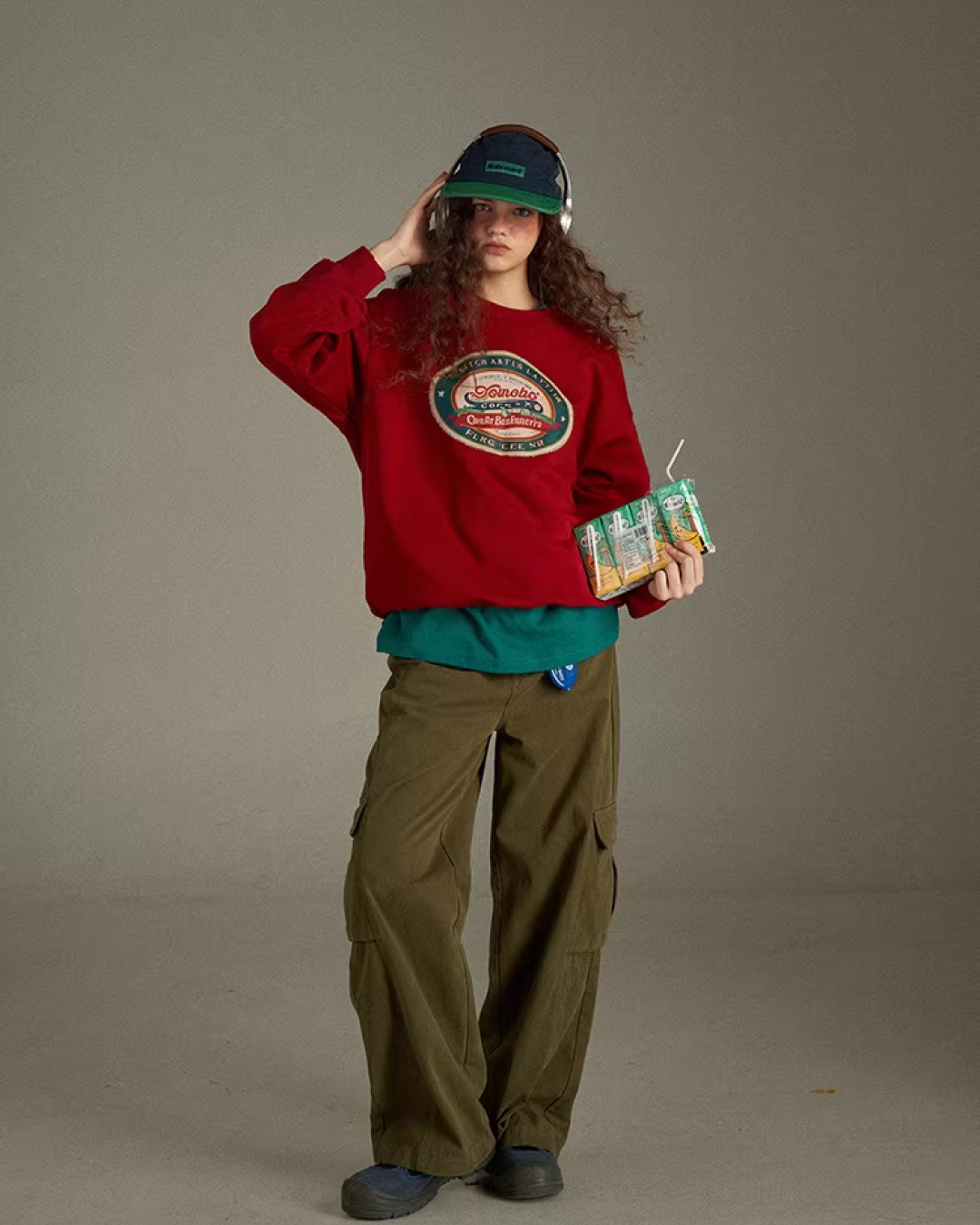 Chest Print Sweatshirt LG0033