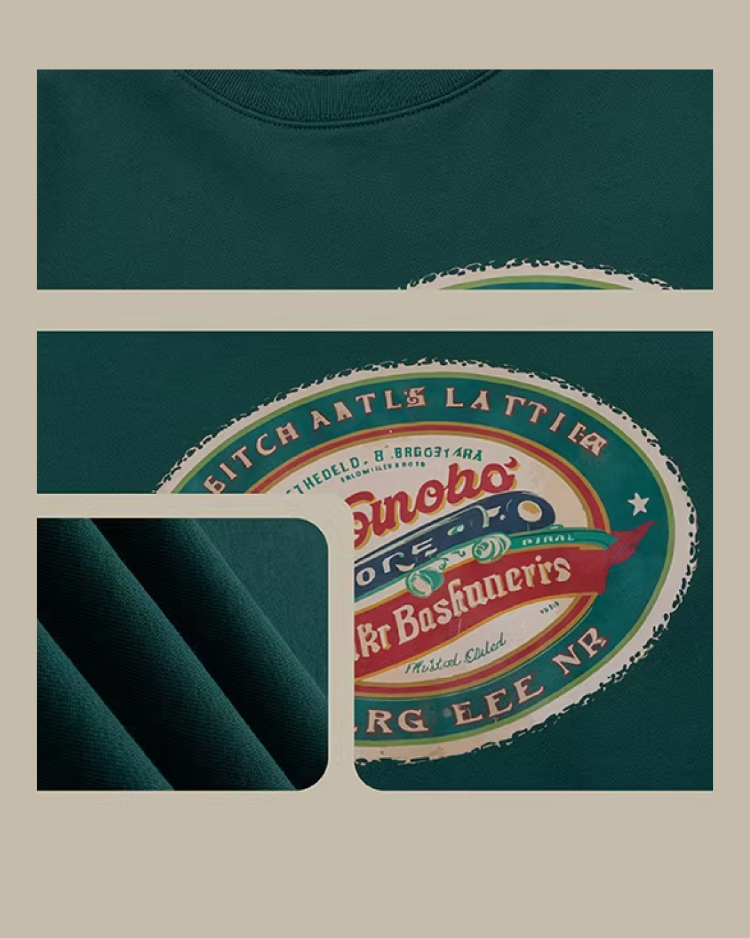 Chest Print Sweatshirt LG0033