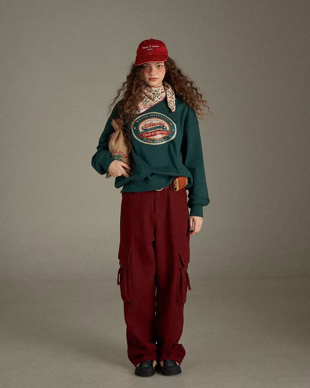 Chest Print Sweatshirt LG0033