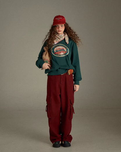 Chest Print Sweatshirt LG0033