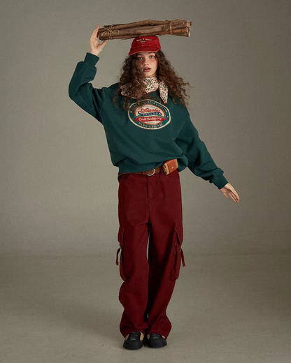 Chest Print Sweatshirt LG0033