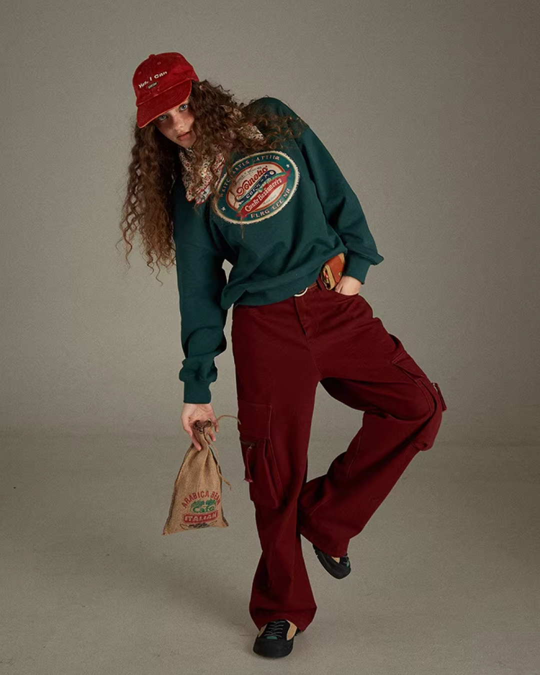 Chest Print Sweatshirt LG0033