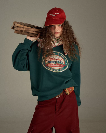 Chest Print Sweatshirt LG0033