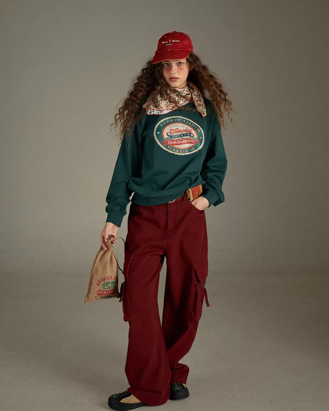 Chest Print Sweatshirt LG0033