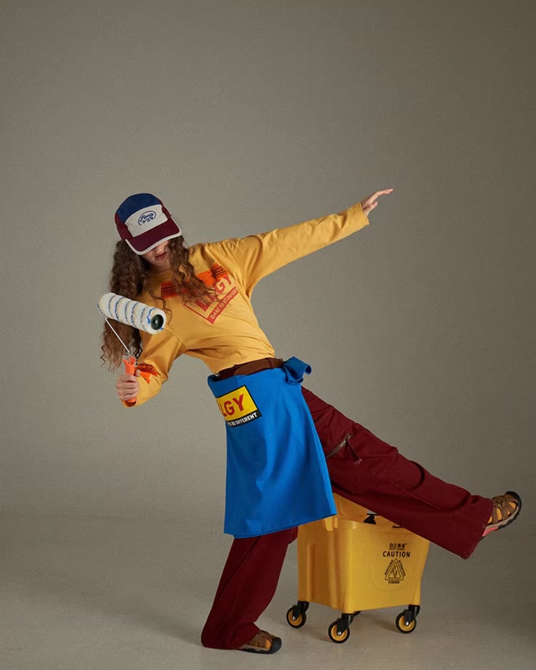 Logo Print Long sleeve tee LG0034