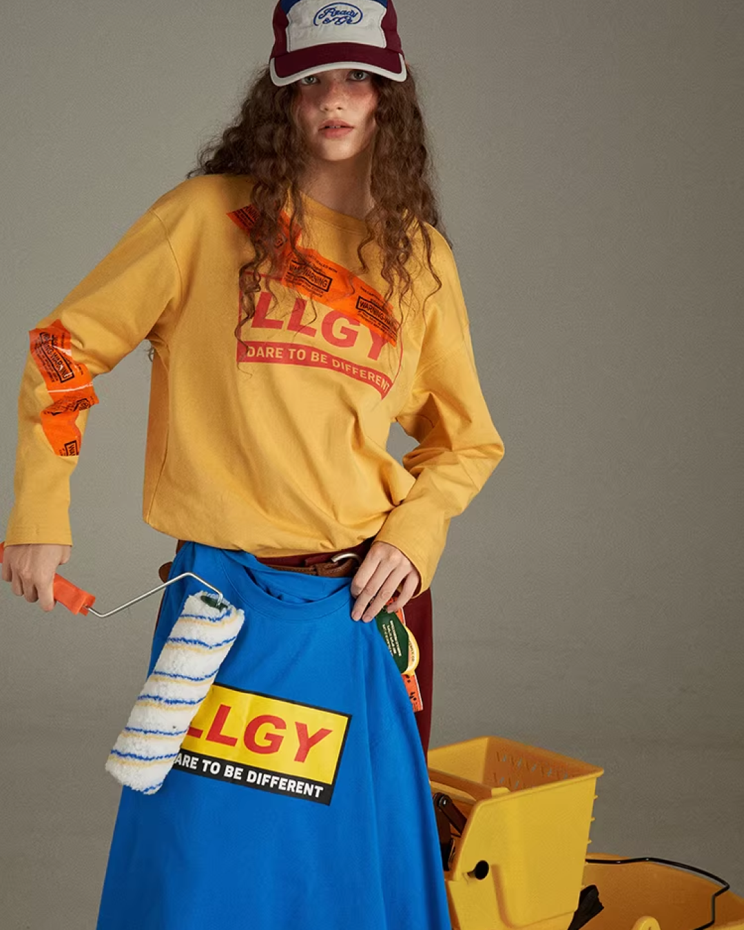 Logo Print Long sleeve tee LG0034