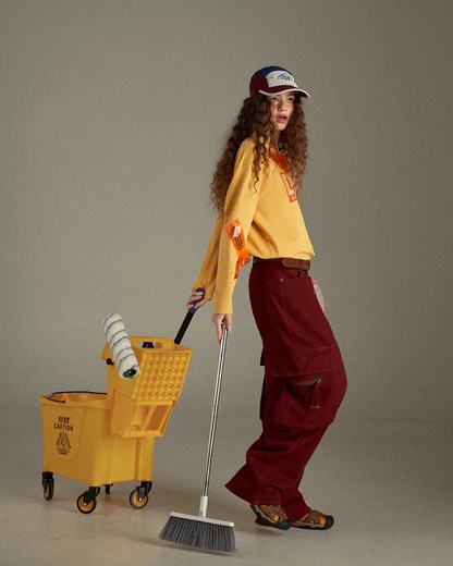 Logo Print Long sleeve tee LG0034