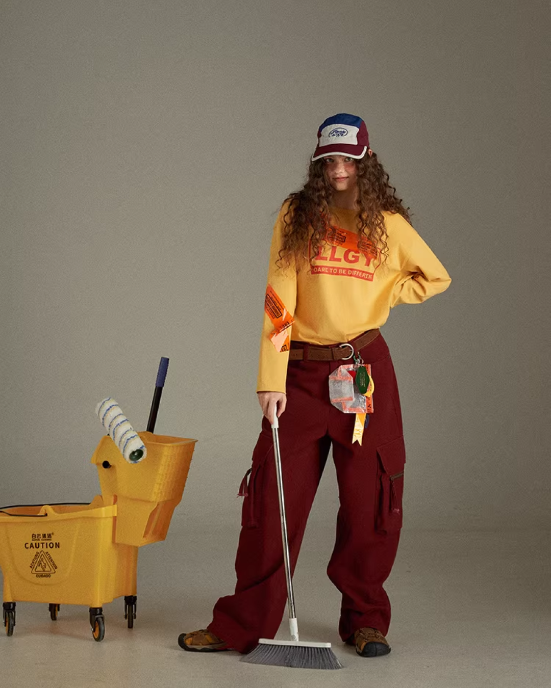 Logo Print Long sleeve tee LG0034