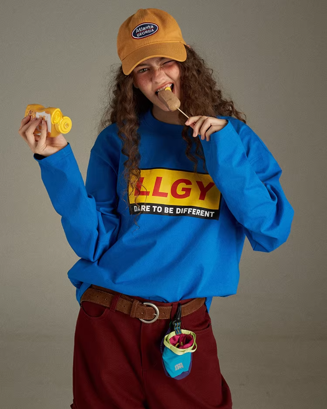 Logo Print Long sleeve tee LG0034