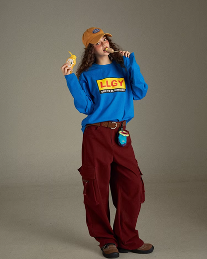 Logo Print Long sleeve tee LG0034