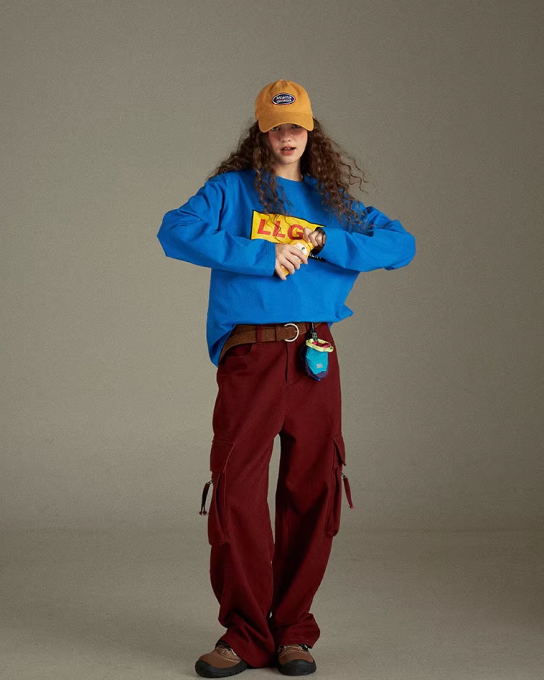 Logo Print Long sleeve tee LG0034