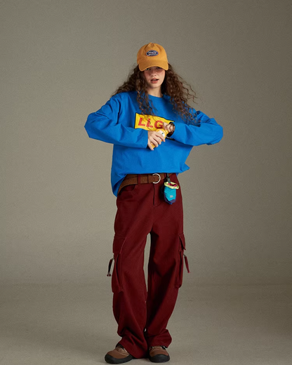 Logo Print Long sleeve tee LG0034