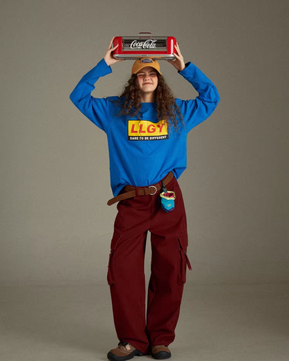 Logo Print Long sleeve tee LG0034