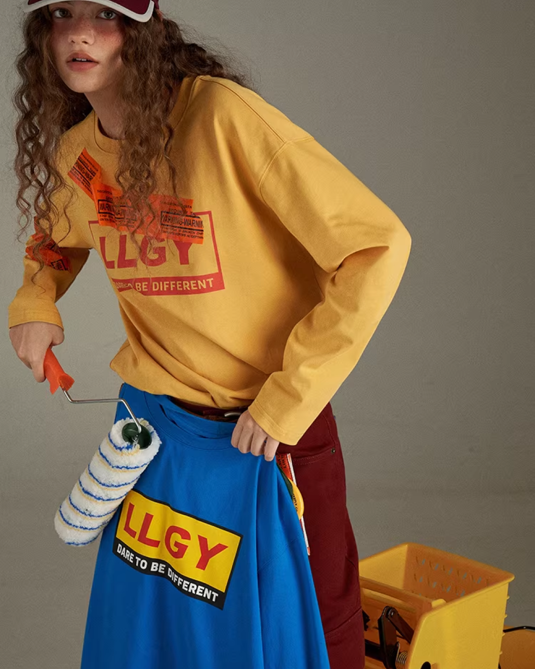 Logo Print Long sleeve tee LG0034