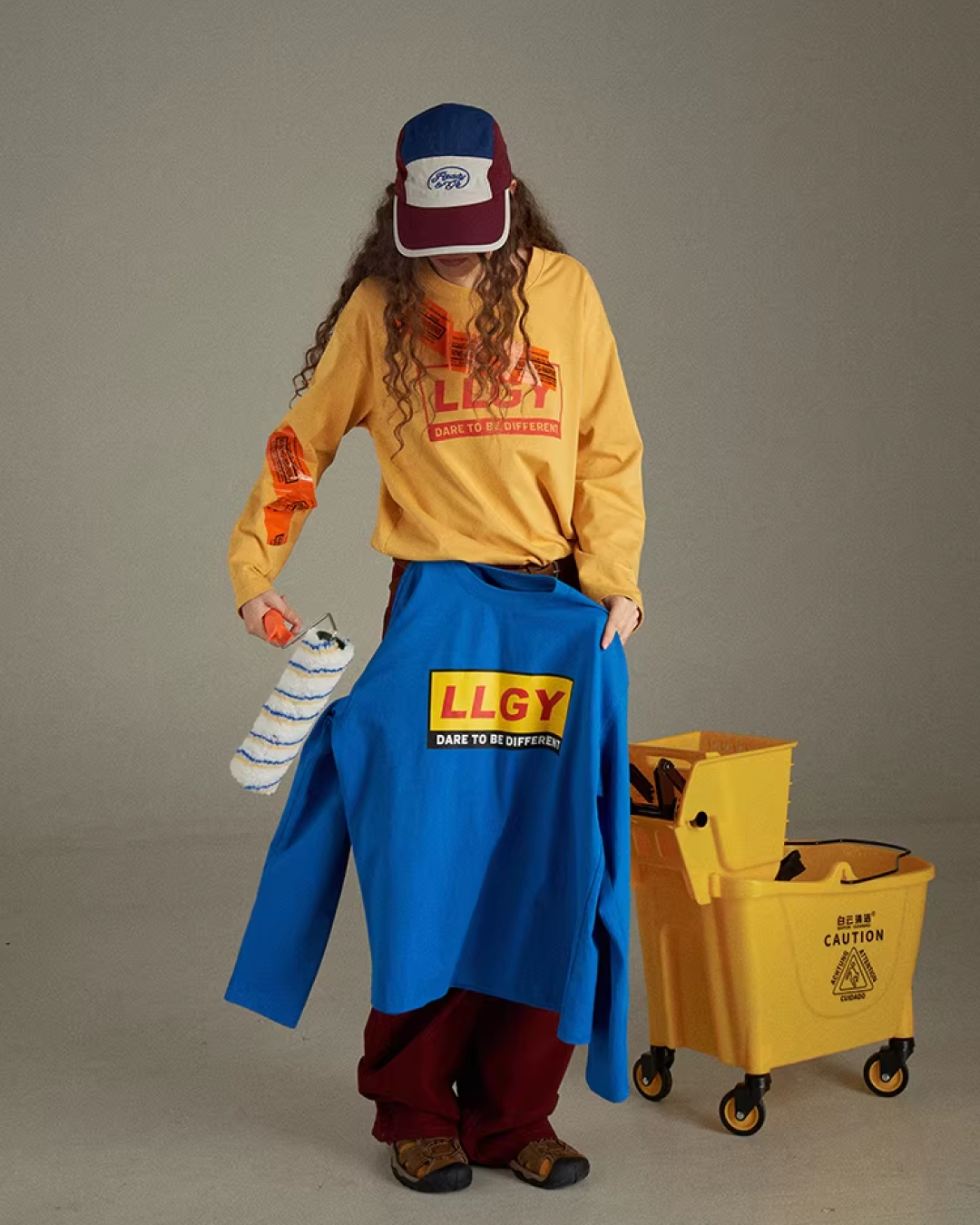 Logo Print Long sleeve tee LG0034