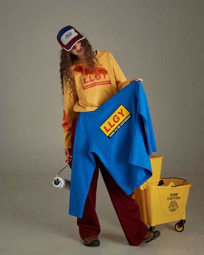 Logo Print Long sleeve tee LG0034