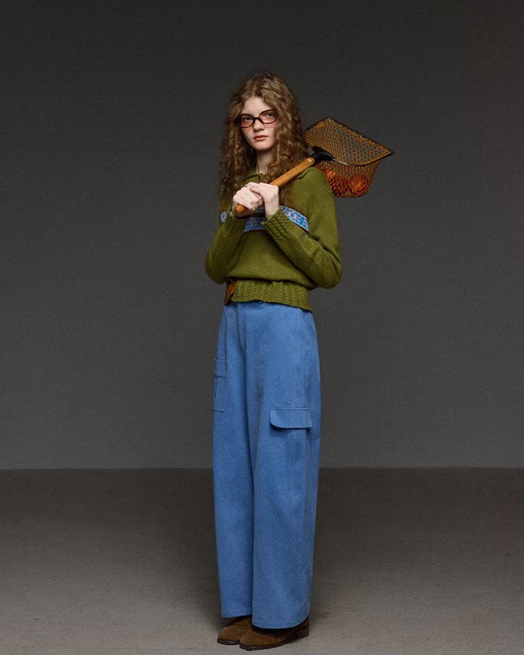 Toggle Button Polo Knit Shirt LG0037