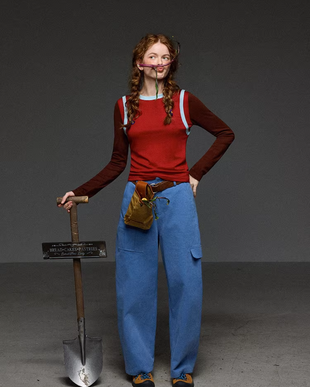 Layer Bicolor Line Long Sleeve T-shirt LG0038