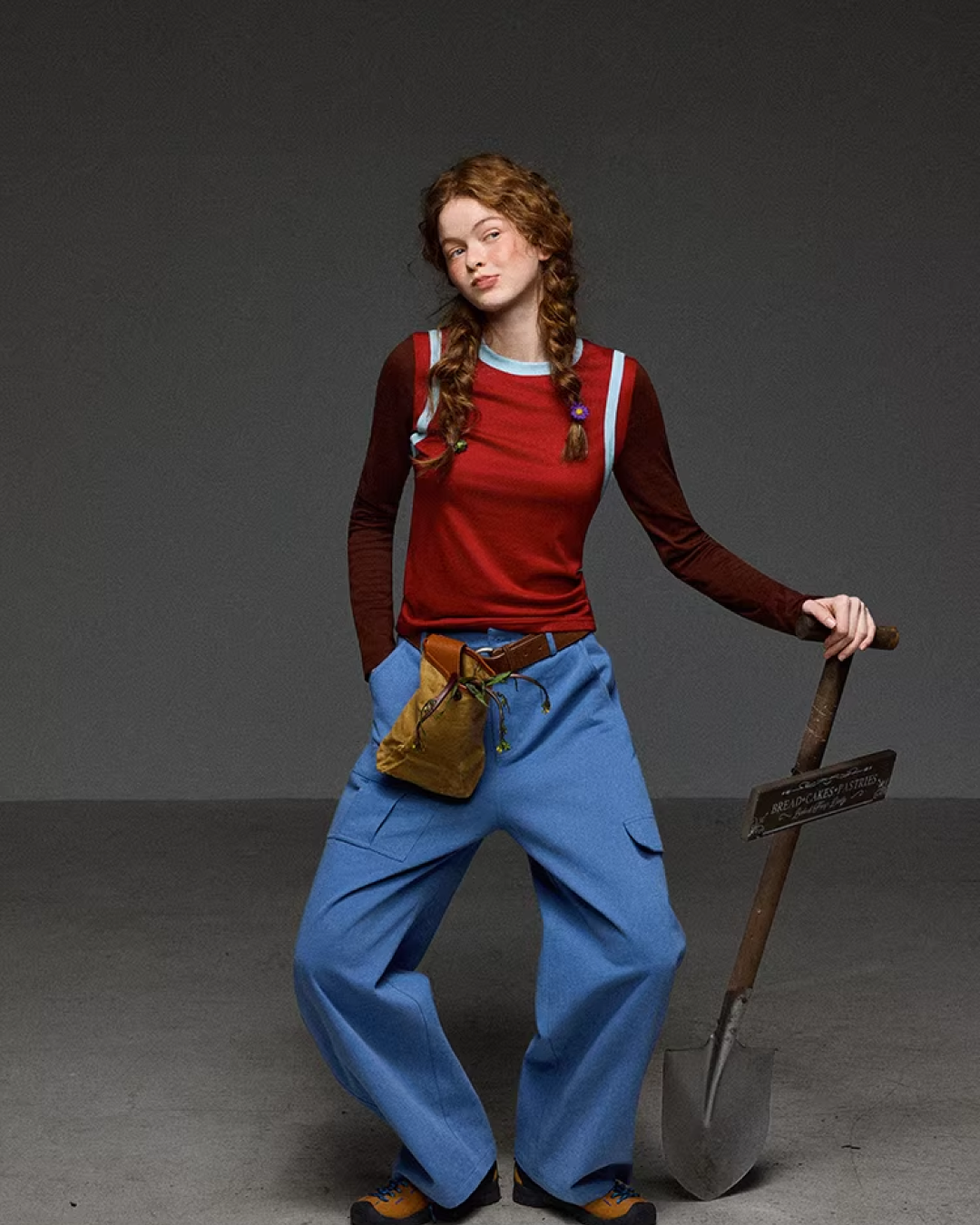 Layer Bicolor Line Long Sleeve T-shirt LG0038