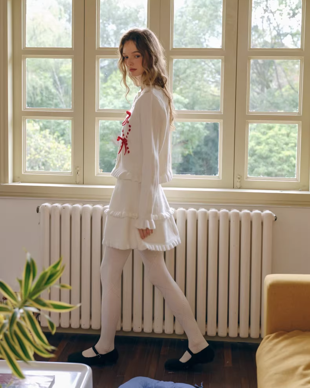 Ribbon Stitch Matching cloth IS0010