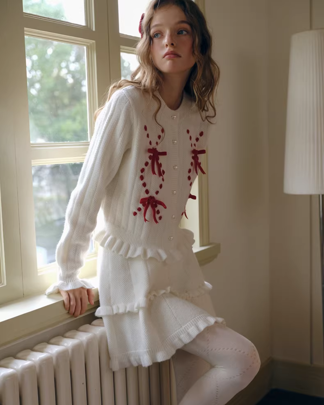 Ribbon Stitch Matching cloth IS0010