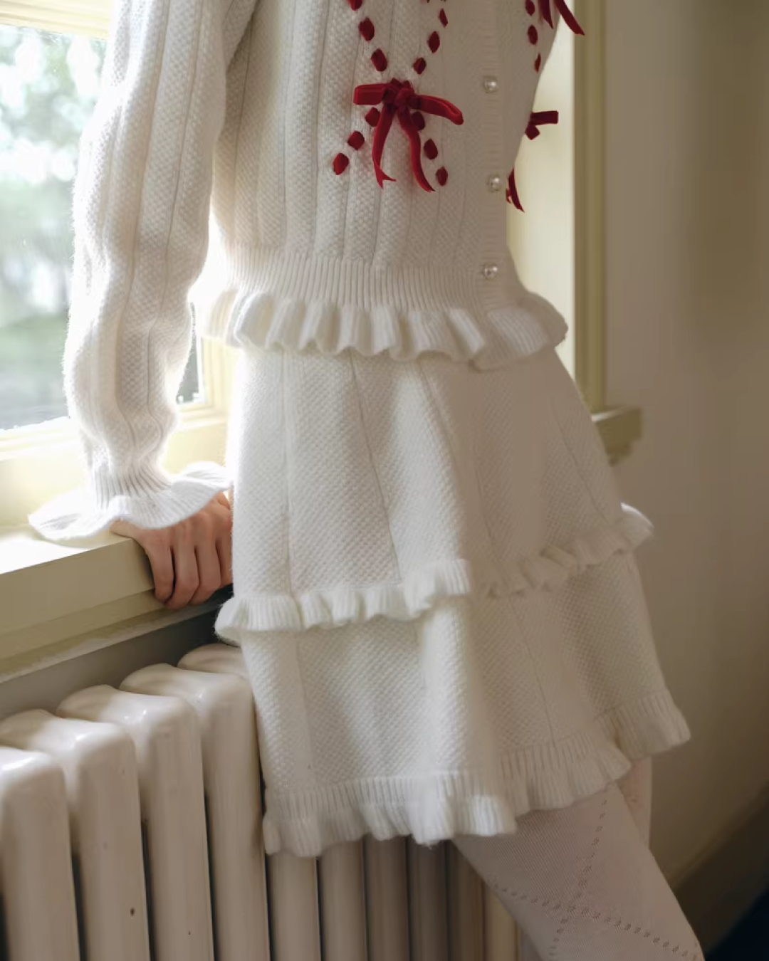 Ribbon Stitch Matching cloth IS0010