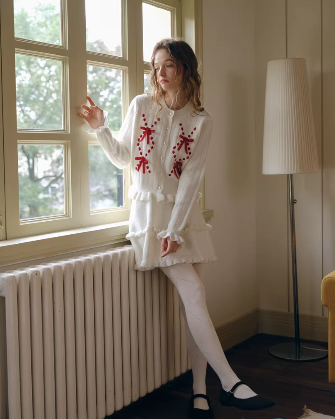 Ribbon Stitch Matching cloth IS0010