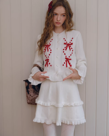 Ribbon Stitch Matching cloth IS0010