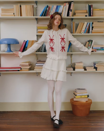 Ribbon Stitch Matching cloth IS0010