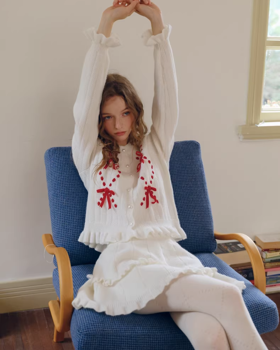 Ribbon Stitch Matching cloth IS0010