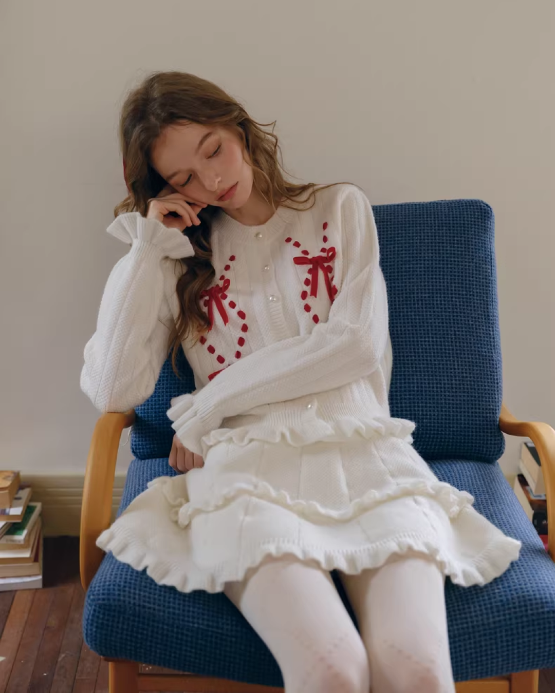 Ribbon Stitch Matching cloth IS0010