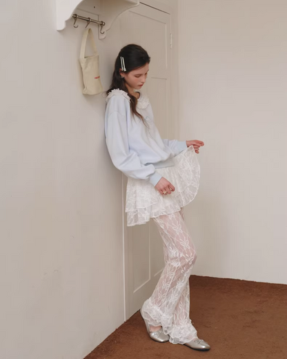 Lace Fabric Skirt&Pants IS0007