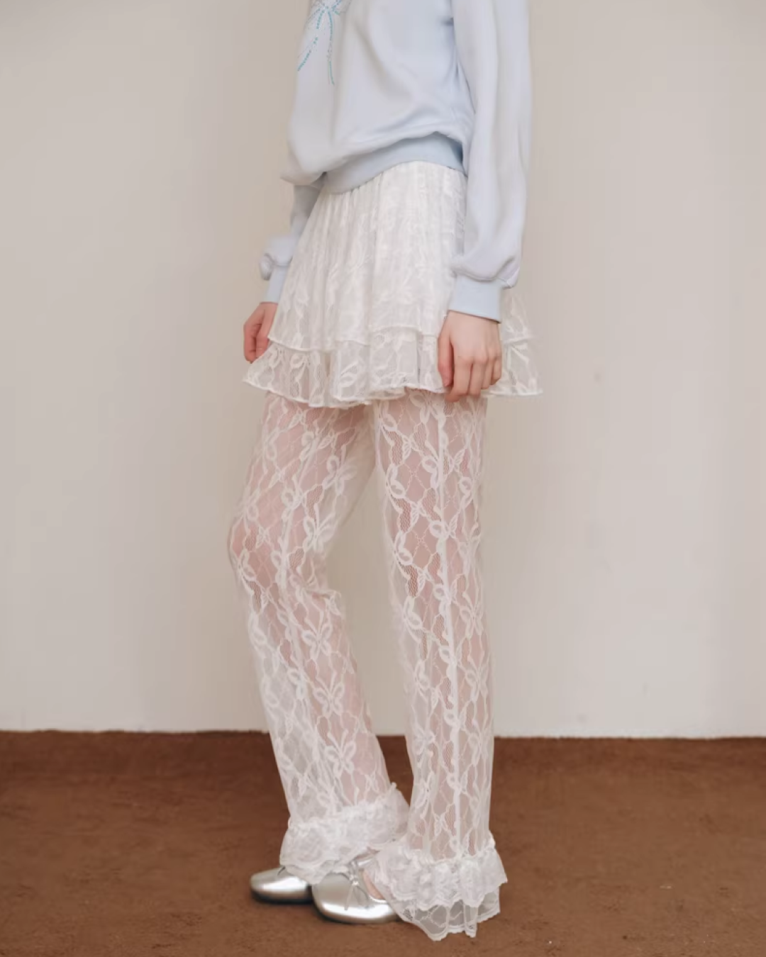 Lace Fabric Skirt&Pants IS0007