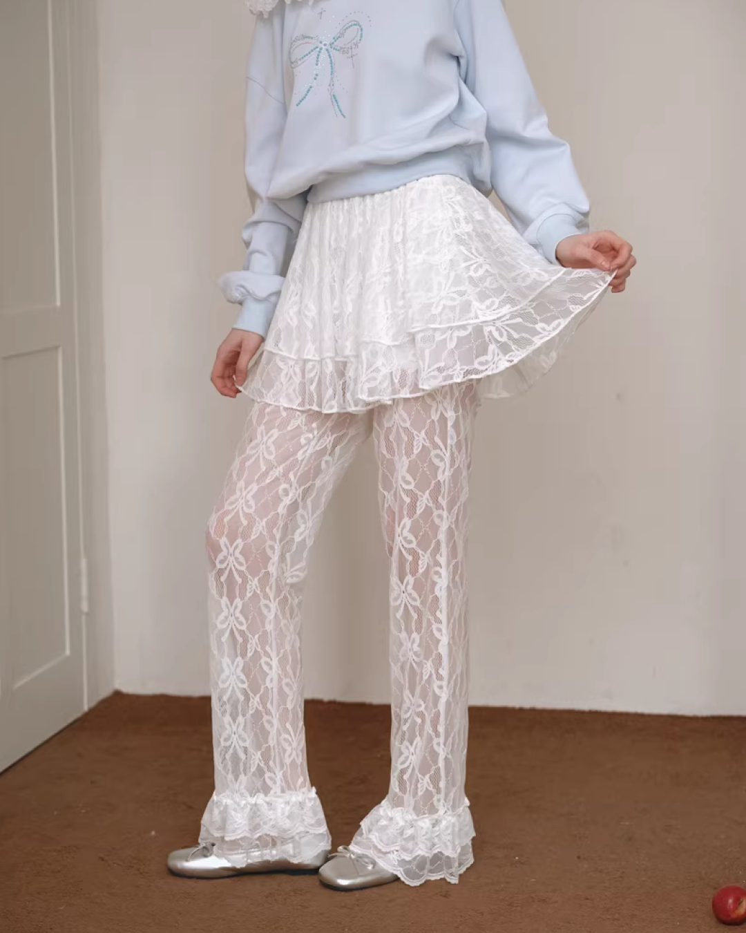 Lace Fabric Skirt&Pants IS0007