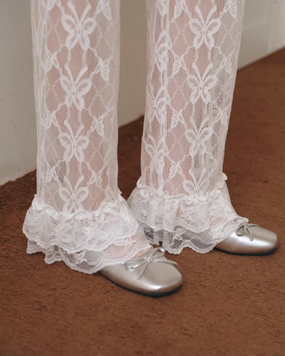 Lace Fabric Skirt&Pants IS0007