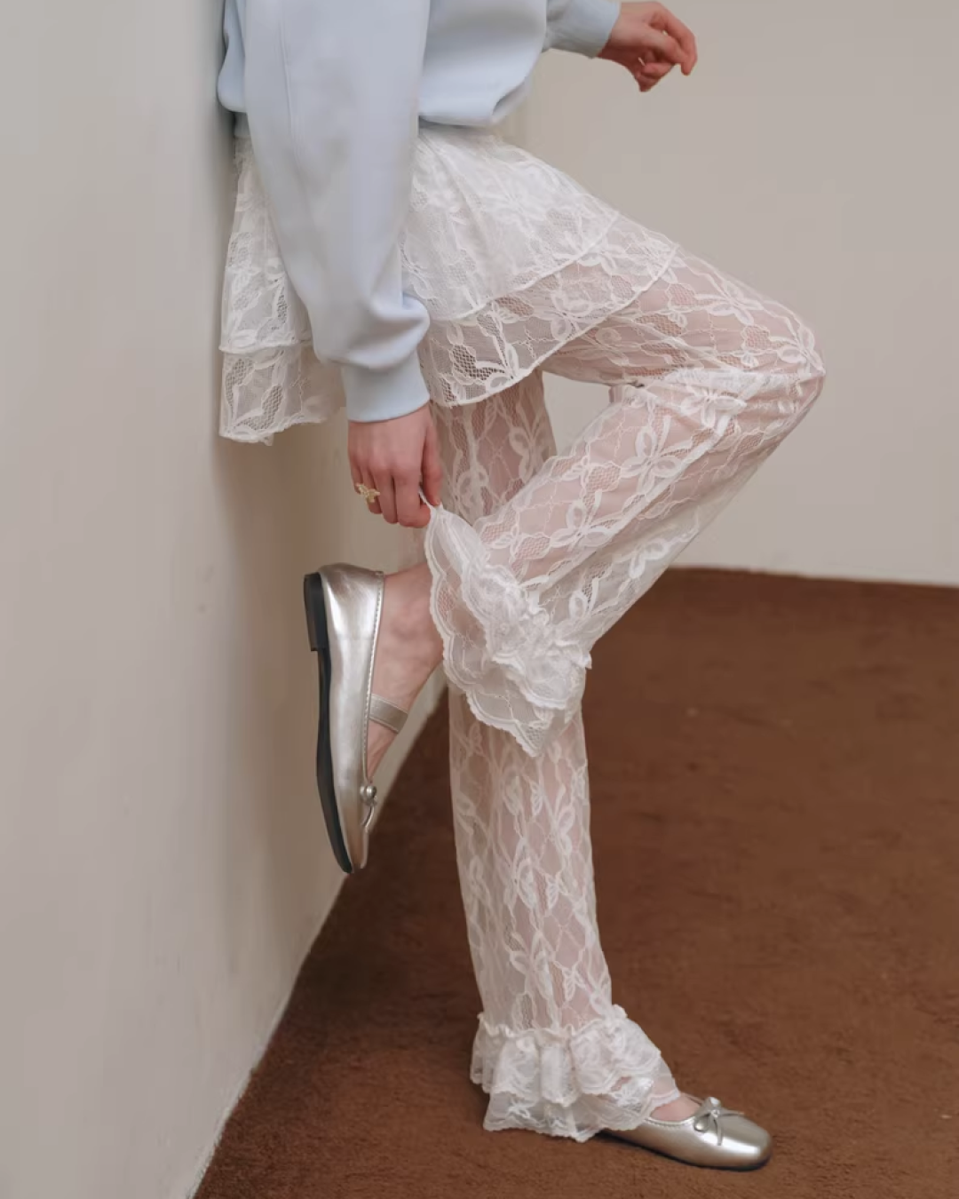 Lace Fabric Skirt&Pants IS0007