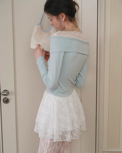 Lace Fabric Skirt&Pants IS0007