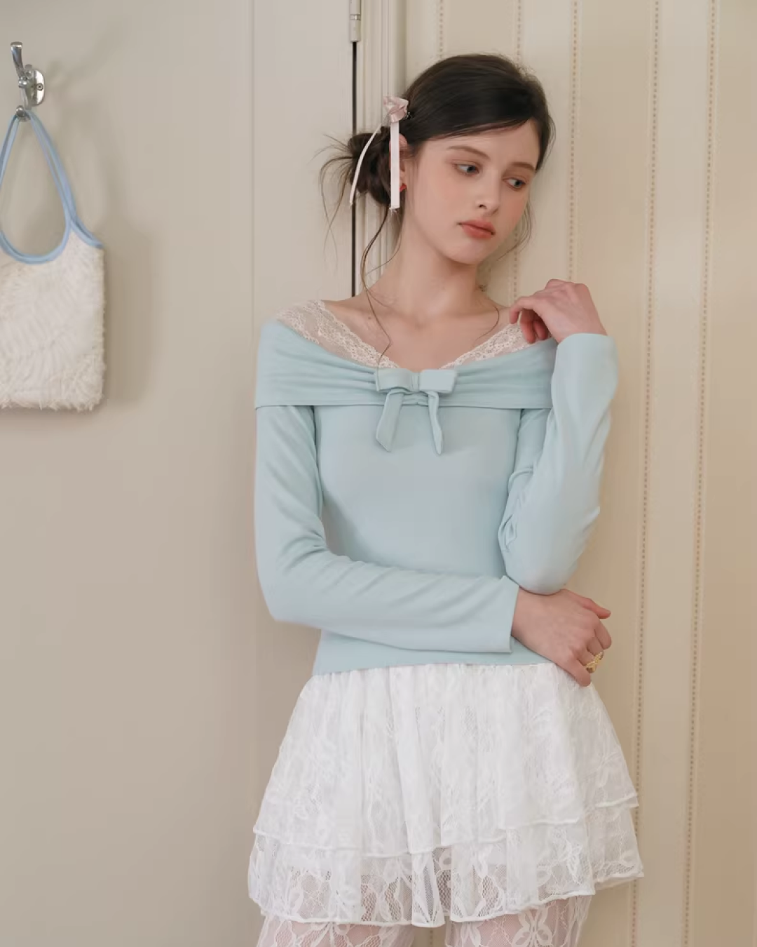 Lace Fabric Skirt&Pants IS0007