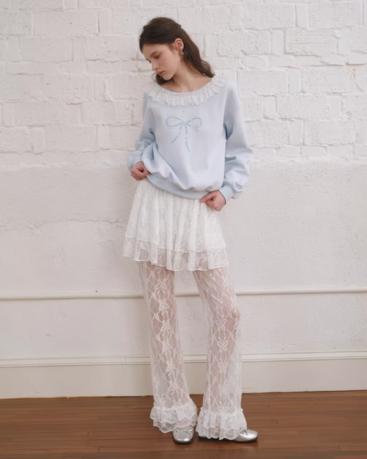 Lace Fabric Skirt&Pants IS0007