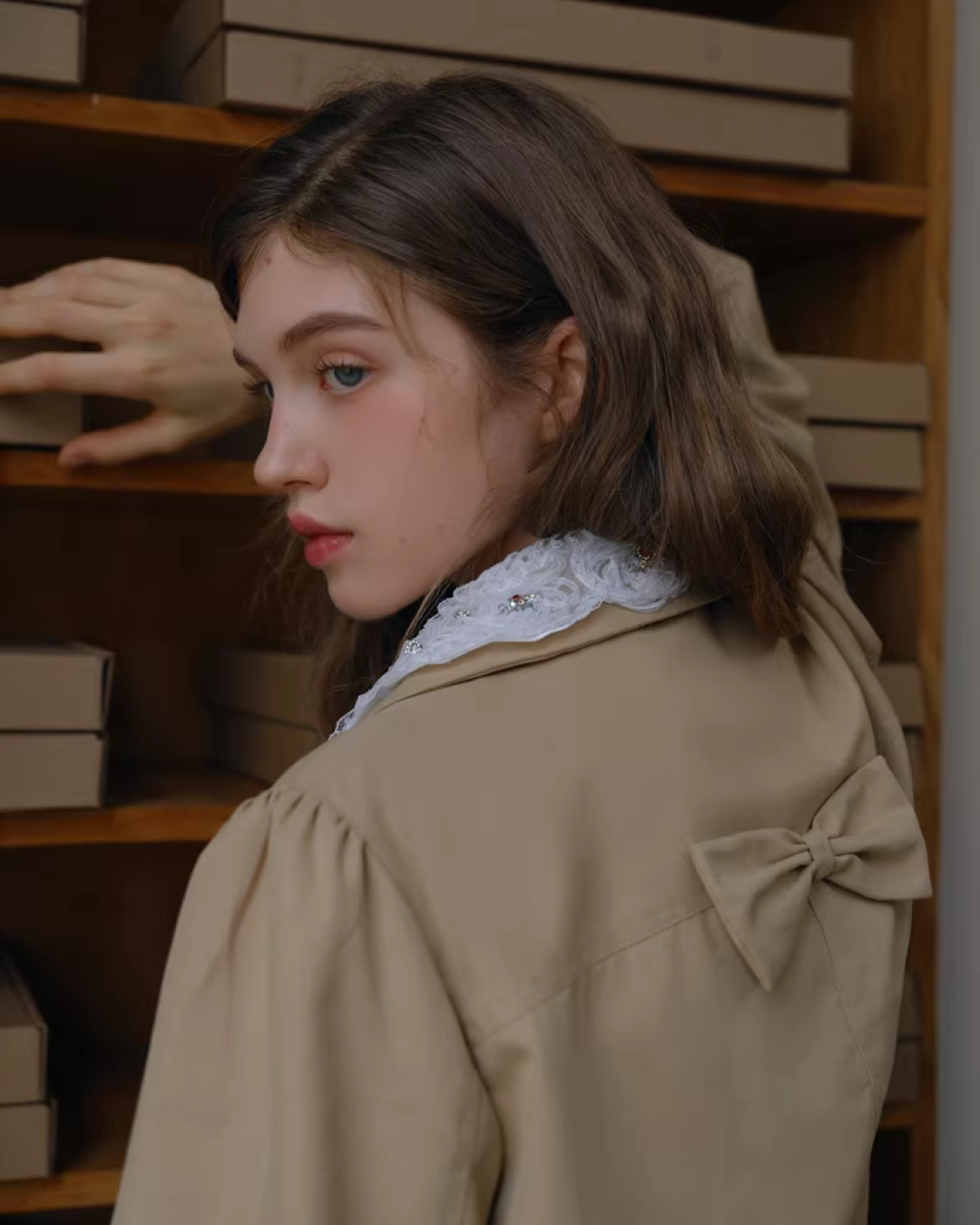 Collar Lace Ribbon Matching cloth IS0002